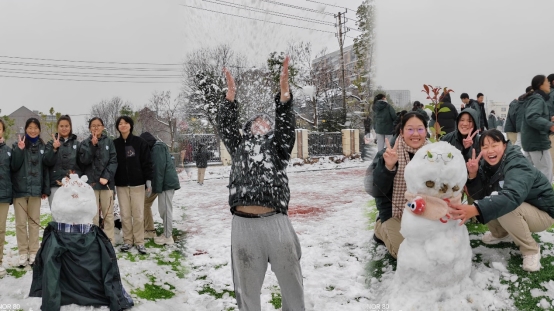 一群人站在雪地上&#xA;&#xA;描述已自动生成